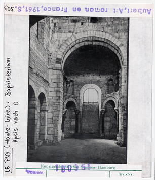 Vorschaubild Le Puy: Kathedrale, Baptisterium, Apsis nach Osten 